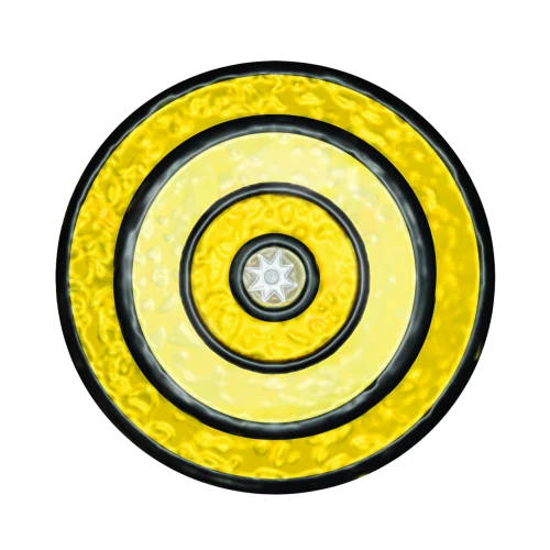 Pictogramme SPIKTO Cible jaune